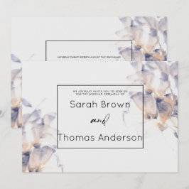 CONVITES CASAMENTO BRIDAL FLORAL DE DAHLIA