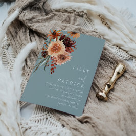 Convites Casamento Bright Bohemian: Belo Floral Boho