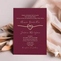 Casamento Burgundy Romântico