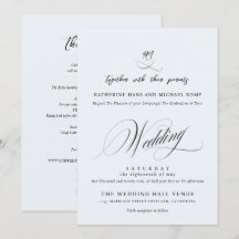 Casamento Caligrafia Script Romântico Elegante