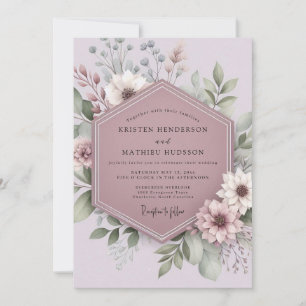 Convites Casamento Capricho Flor de Malva