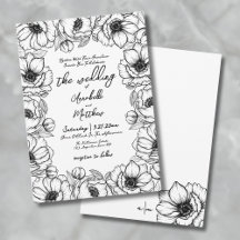 Casamento Caprichoso Desenhado à Mão