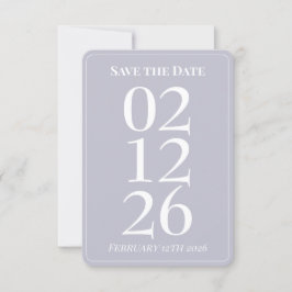 Convites Casamento Caprichoso Roxo Lavanda Salve a Data