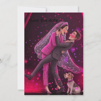 Convites Casamento Caprichoso Salve o Dia com CuConvite