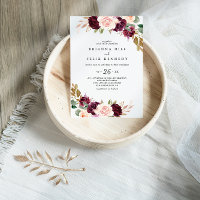 Casamento Casual da Folhagem Floral e Botânica Rús