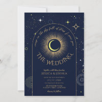 Casamento Celestial Blue Starry Night