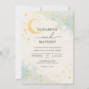Convites Casamento Celestial de Sonho