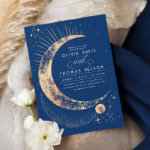 Casamento Celestial Mystical Moon Starry Night Boh