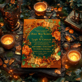 Convites Casamento Celta De Autumn Inspirado Pela Druid