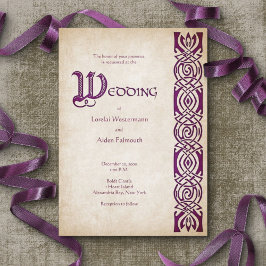 Convites Casamento Celtic Viking Fantasy