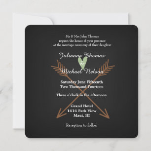 Convites Casamento Chalkboard