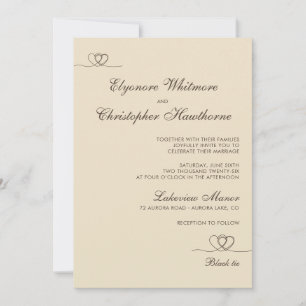 Convites Casamento Champagne Modern Chic Mistura e Combinaç