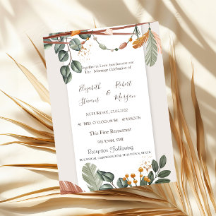 Convites Casamento Chic Boho