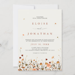 Convites Casamento Chic Boho Floral Floral Boho