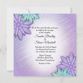 Convites Casamento Chic Floral Color Combo