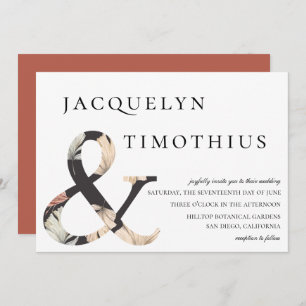 Convites Casamento chique litoral boémio do Ampersand