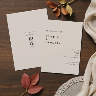 Convites Casamento Cinza Prata Minimalista Moderno e Elegan