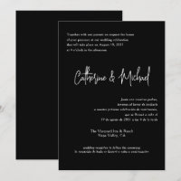 Casamento Clássico Bilíngue Elegante Espanhol