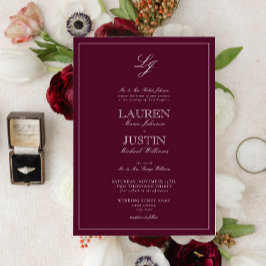 Convites Casamento Clássico da Caligrafia