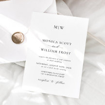 Casamento Clássico Elegante Minimalista