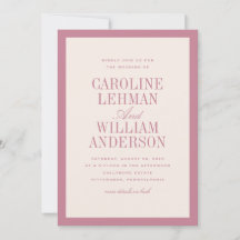 Casamento Clássico Elegante Rosa 