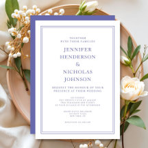 Casamento Clássico Elegante Roxo e Branco