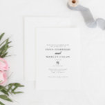 Convites Casamento Clássico Romântico Chic<br><div class="desc">Casamento Clássico Romântico Chic</div>