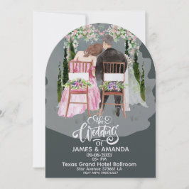 Convites Casamento Clássico Romântico Dentro do Orçamento