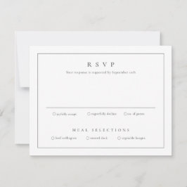 Convites Casamento Clássico Simples Limpo Elegante