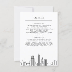 Convites Casamento Cleveland  Detalhes do convidado