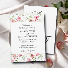 Convites Casamento Colorido de Castores Selvagens