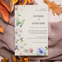 Casamento Colorido de Primavera Wildflower Elegant