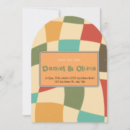 Convites Casamento Colorido Minimalista