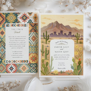 Convites Casamento com Aquarela em El Paso Texas
