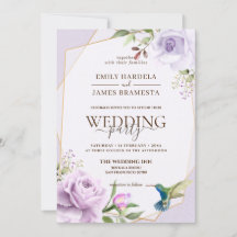 Casamento com Aquarelas de Frame Floral de Rosa Ro