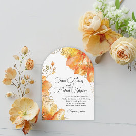 Convites Casamento com Arco Floral de Verona Sunset Waterco