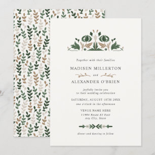 Convites Casamento com Arte Popular Celta