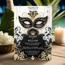 Casamento com Baile de formatura de Mascarada de d