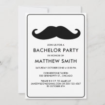 Casamento com bigode preto do partido de solteiro