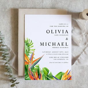 Convites Casamento com Código QR das Aves Aquáticas do Para