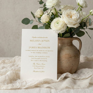 Convites Casamento com Código QR de 4 Fotos em Letra Clássi