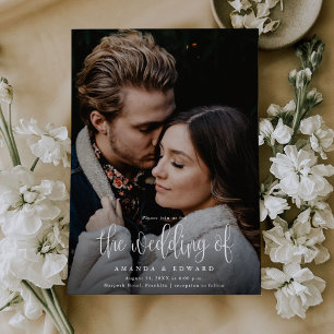 Convites Casamento com Código QR Fotográfico em Duas Fotogr