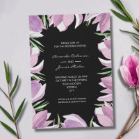 Casamento com Cor de Água Floral da Magnolia Roxa