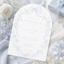 Casamento com Coroa Floral Clássica Vintage em Azu