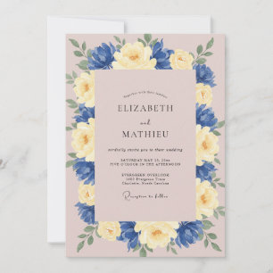 Convites Casamento com Coroa Naval Rosa Malva