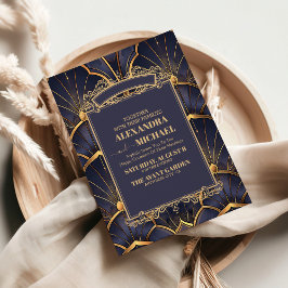 Convites Casamento com Deco de Arte em Vintage Roxo