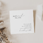 Convites Casamento com Esquadrão Minimalista Elegante<br><div class="desc">Este convite de casamento quadrado de guião minimalista elegante é perfeito para o seu casamento clássico, simples, preto e branco, mínimo e moderno. A design apresenta uma caligrafia manuscrita, delicada e romântica com tipografia formal do chique. O olhar vai correr bem em qualquer época de casamento: primavera, verão, outono ou...</div>