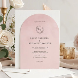 Convites Casamento com Estilo Elegante de Arca de Veludo Ro
