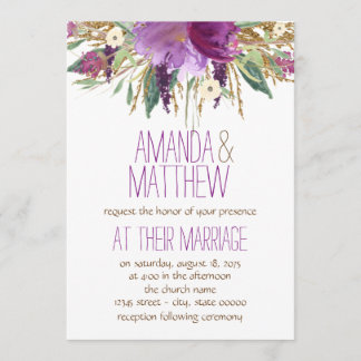 Convites Casamento com Flor de Água