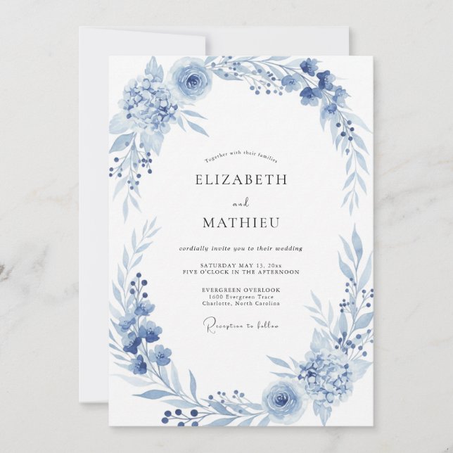 Convites Casamento com Flor de Milho Artesanal em Tons de A (Frente)